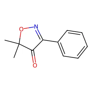 4(5H)-Isoxazolone, 5,5-dimethyl-3-phenyl- structure