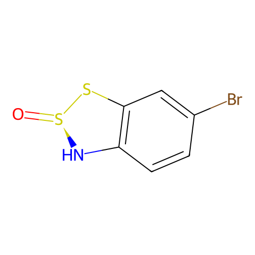 (2S)-6-bromo-3H-1,2lambda4,3-benzodithiazole 2-oxide structure