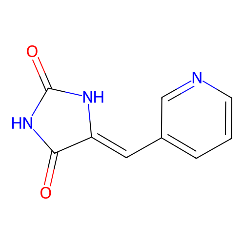 5-(3-Pyridylmethylene)imidazolidine-2,4-dione structure