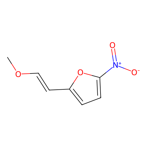 2-((E)-2-Methoxyethenyl)-5-nitrofuran structure