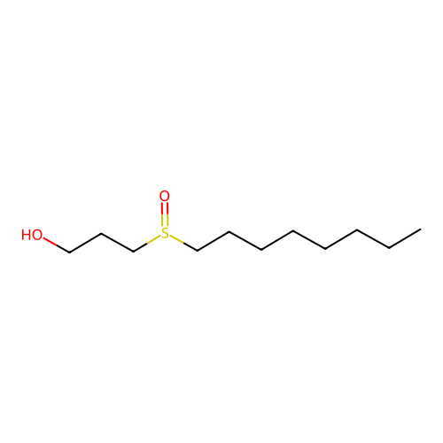 3-(Octylsulfinyl)propan-1-ol structure