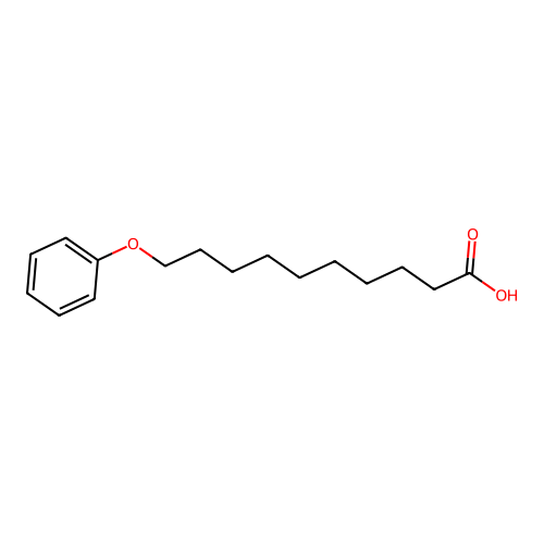 10-Phenoxydecanoic acid structure