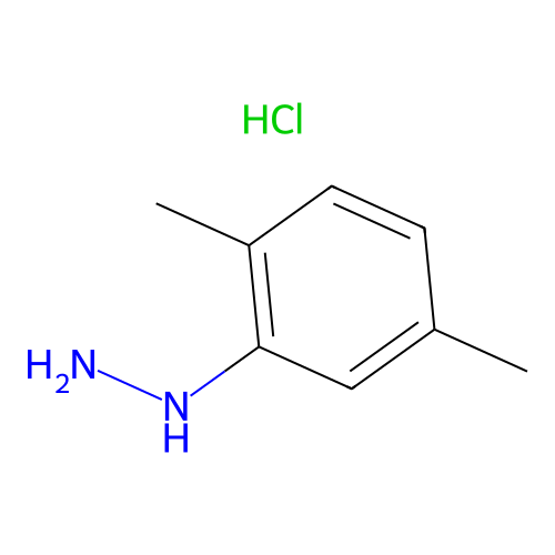 2,5-Dimethylphenylhydrazine hydrochloride structure