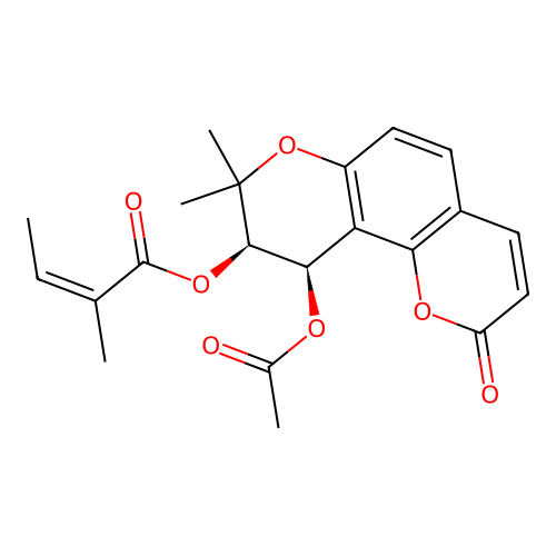 (-)-Praeruptorin A structure