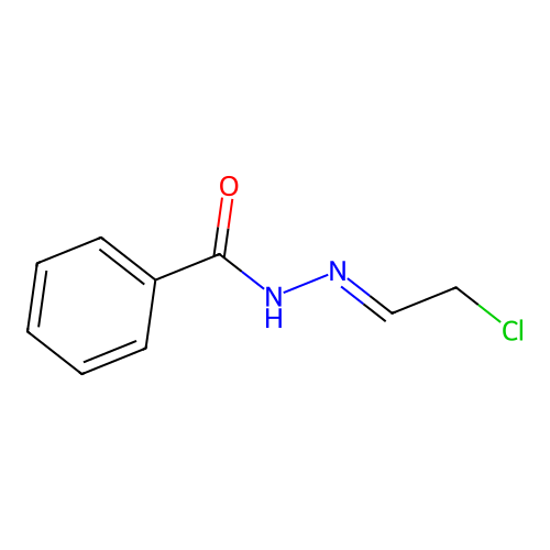 N'-(2-chloroethylidene)benzohydrazide structure