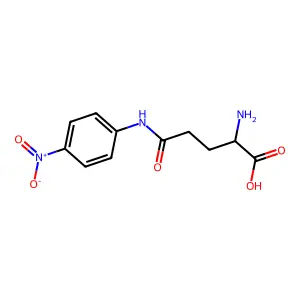 gamma-Glutamyl-p-nitroanilide structure