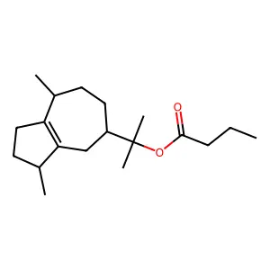 Guaiyl butyrate structure