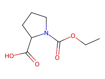 1-Ethyl 1,2-pyrrolidinedicarboxylate structure