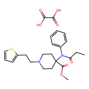 Thiofentanil oxalate structure