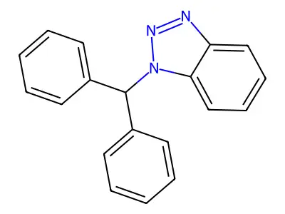 1-Benzhydrylbenzotriazole structure