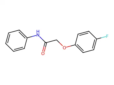2-(4-fluorophenoxy)-N-phenylacetamide structure