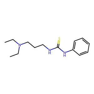 Urea, 1-(3-(diethylamino)propyl)-3-phenyl-2-thio- structure