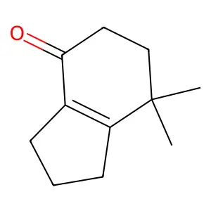 4H-Inden-4-one, 1,2,3,5,6,7-hexahydro-7,7-dimethyl- structure