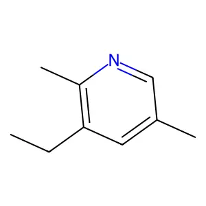 Pyridine, 3-ethyl-2,5-dimethyl- structure