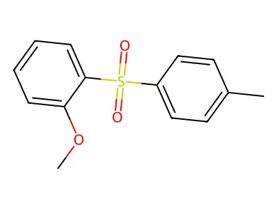 Benzene, 1-methoxy-2-[(4-methylphenyl)sulfonyl]- structure