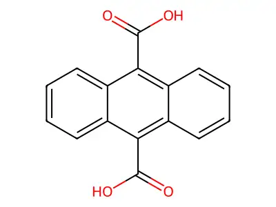 9,10-Anthracenedicarboxylic acid structure