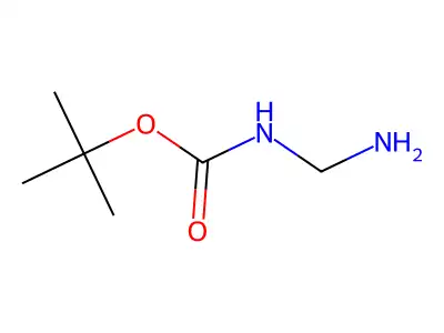 N-aminomethylcarbamic acid tert-butyl ester structure