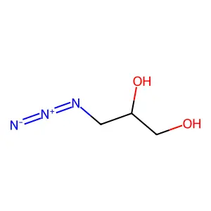 3-Azido-1,2-propanediol, (+-)- structure