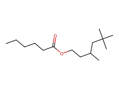 3,5,5-Trimethylhexyl hexanoate structure