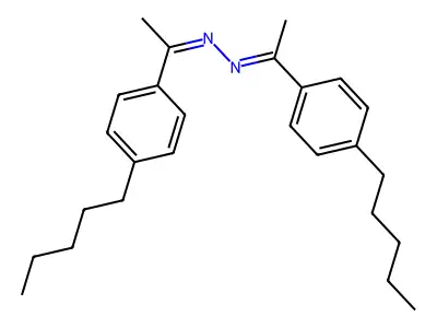 1-(4-Pentylphenyl)ethanone 2-(1-(4-pentylphenyl)ethylidene)hydrazone structure