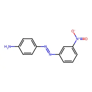 Benzenamine, 4-[2-(3-nitrophenyl)diazenyl]- structure