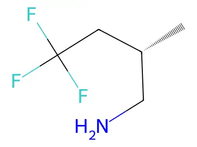 (2S)-4,4,4-trifluoro-2-methylbutan-1-amine structure
