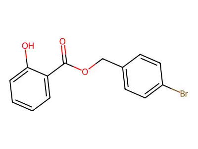(4-Bromophenyl)methyl 2-hydroxybenzoate structure