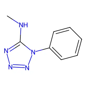 ethyl 4-[3-[(2-acetamido-6-oxo-1H-pyrimidin-5-yl)amino]propyl-formylamino]benzoate structure