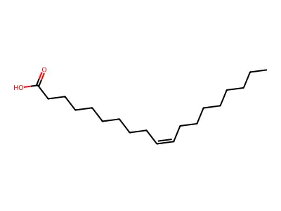 10-十九碳烯酸 structure