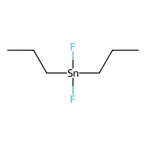 Stannane, difluorodipropyl- structure