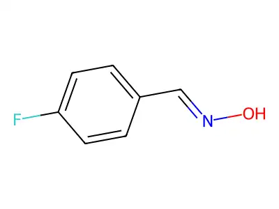Benzaldehyde, p-fluoro-, oxime structure