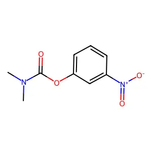 二甲基氨基甲酸-3-硝基苯酯 structure