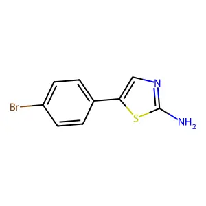 5-(4-Bromophenyl)thiazol-2-amine structure