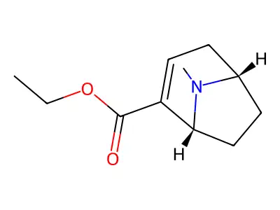Ethyl 8-methyl-8-azabicyclo[3.2.1]oct-2-ene-2-carboxylate structure