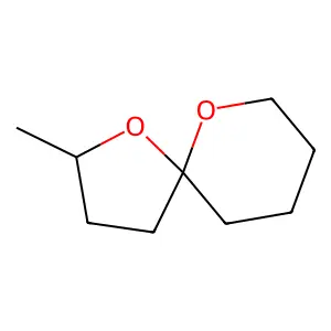 2-Methyl-1,6-dioxaspiro(4.5)decane structure
