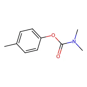 Carbamic acid, dimethyl-, p-tolyl ester structure