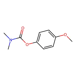 Carbamic acid, dimethyl-, p-methoxyphenyl ester structure