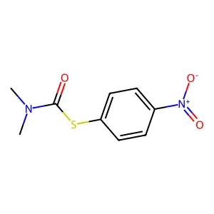 S-(4-Nitrophenyl) dimethylcarbamothioate structure
