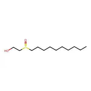 2-(Decylsulphinyl)ethanol structure