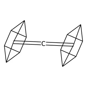 Tetracyclo(3.2.0.02,7.04,6)heptane, 3,3'-methanetetrabis- structure