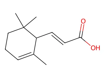 2-Propenoic acid,3-(2,6,6-trimethyl-2-cyclohexen-1-yl)- structure