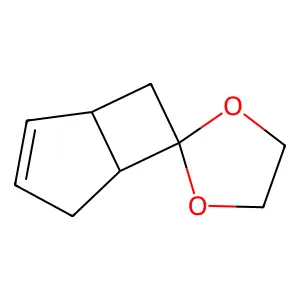 Spiro[bicyclo[3.2.0]hept-2-ene-6,2'-[1,3]dioxolane] structure
