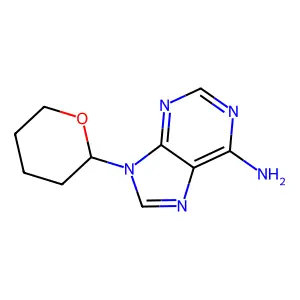9-(四氢-2H-吡喃-2-基)-9H-嘌呤-6-胺 structure