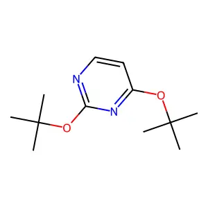 Pyrimidine, 2,4-bis(1,1-dimethylethoxy)- structure