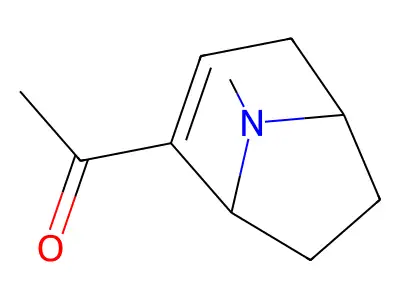 Ethanone, 1-(8-methyl-8-azabicyclo[3.2.1]oct-2-en-2-yl)-(9CI) structure