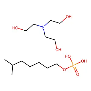 Phosphoric acid, isooctyl ester, compd. with 2,2',2''-nitrilotris(ethanol) structure