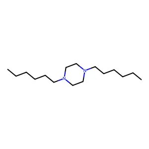 1,4-Dihexylpiperazine structure