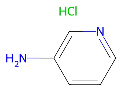 3-Pyridinamine, hydrochloride (1:1) structure