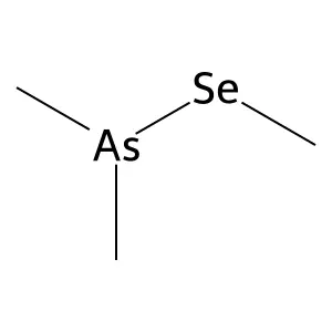 Dimethyl methylselenoarsine structure