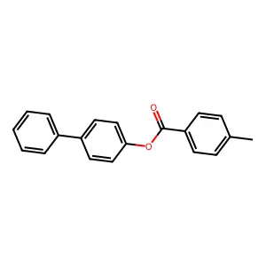 4-Methyl-benzoic acid biphenyl-4-yl ester structure